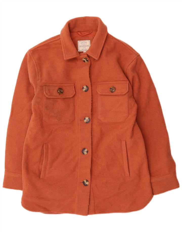 Giacca multiuso oversize da donna Fat Face UK 10 Small Arancione Poliestere