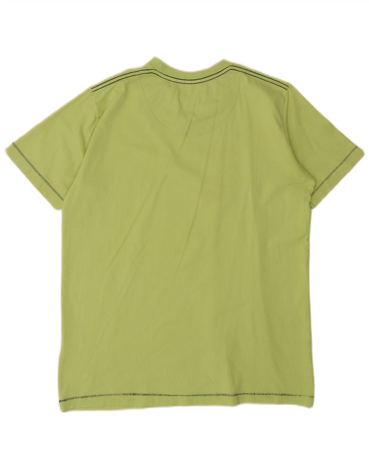T-shirt grafica da uomo Murphy & Nye Top grande in cotone verde