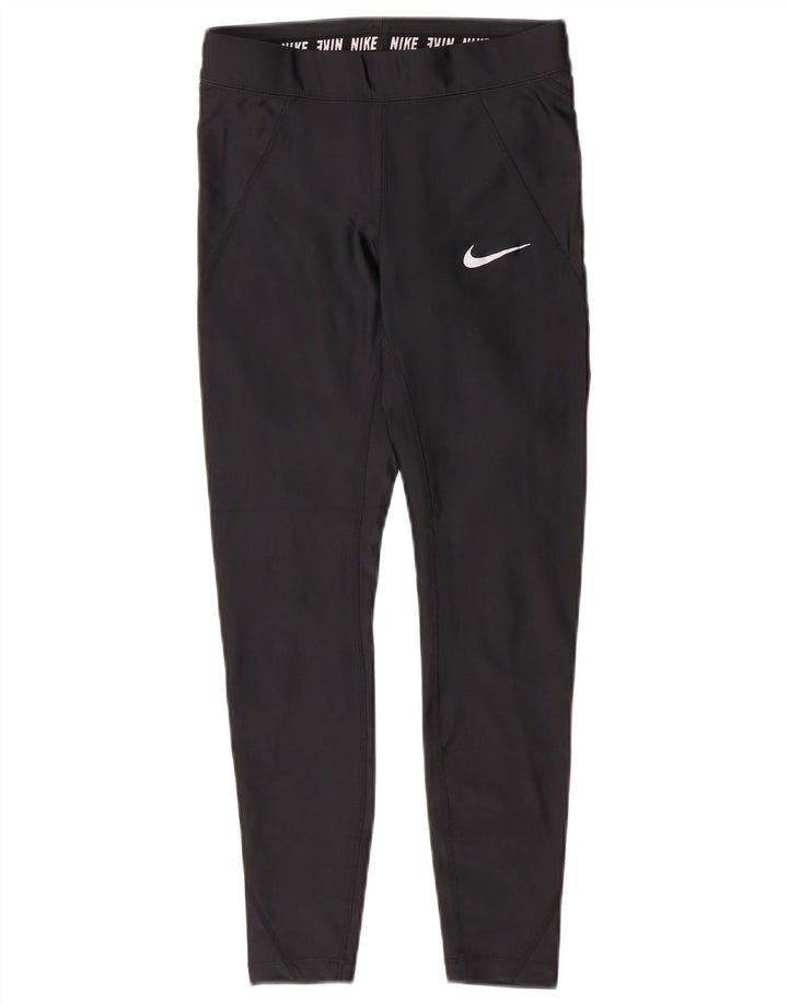 Leggings Nike Dri Fit da donna UK 8 Small Nero Poliestere