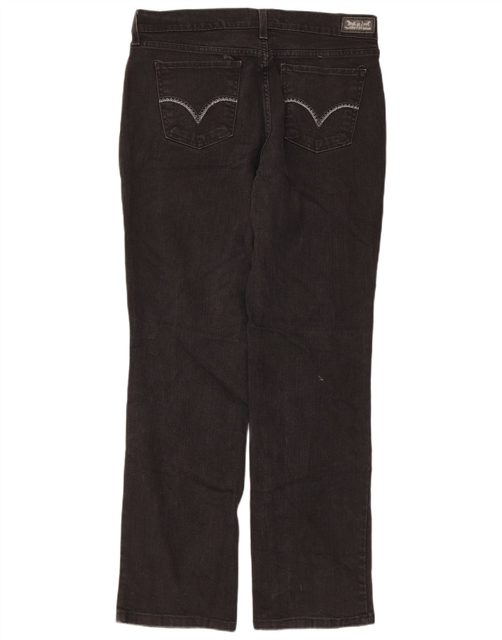 Jeans dritti Levi's 505 da donna W31 L32 cotone nero