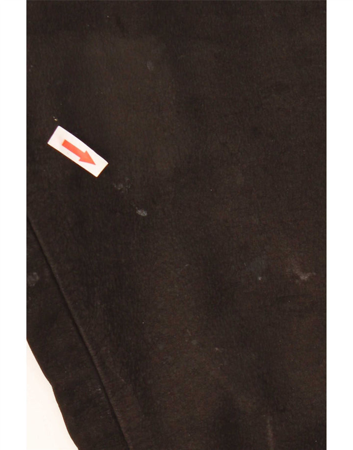 Pantaloni slim in pelle da uomo Tom Ramsey EU 48 Medium W32 L29 Pelle marrone