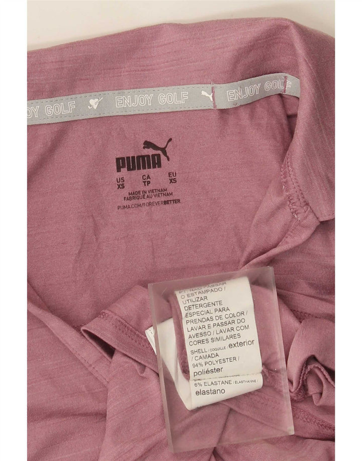 Polo da donna Puma UK 6 XS poliestere chiazzato rosa