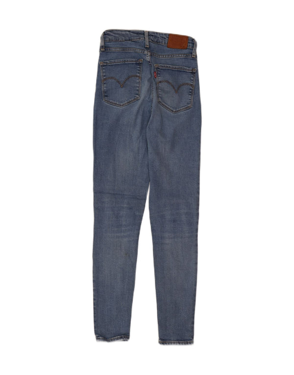 Jeans skinny a vita alta Levi's 721 da donna W24 L27 cotone blu