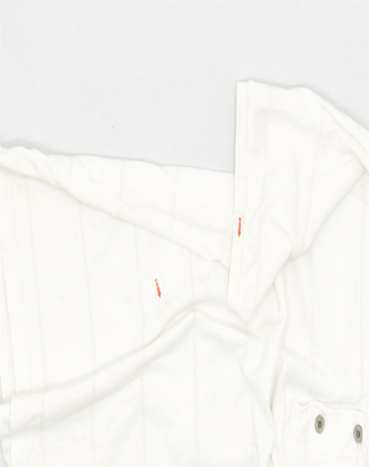 CHAMPION Mens Easy Fit Polo Shirt Medium White Cotton | Vintage | Thrift | Second-Hand | Used Clothing | Messina Hembry 