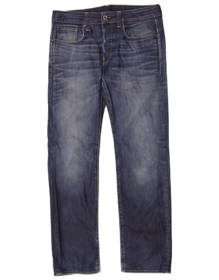 Jeans dritti da uomo G-Star W31 L32 cotone blu