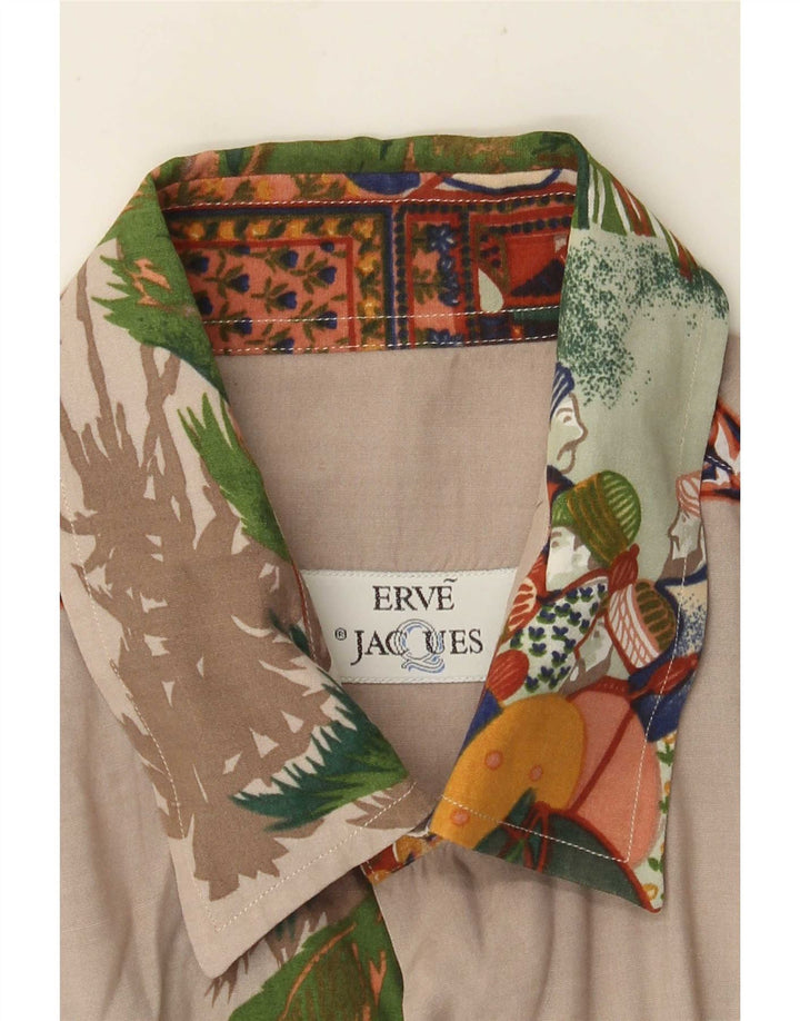 Camicia a maniche corte grafica da uomo Erve Jaques grande multicolore
