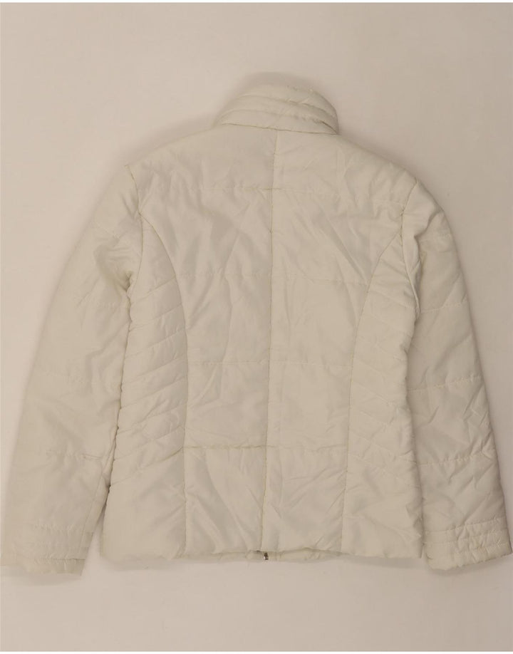 KAPPA Womens Padded Jacket UK 20 2XL Off White Polyester Vintage Kappa and Second-Hand Kappa from Messina Hembry 