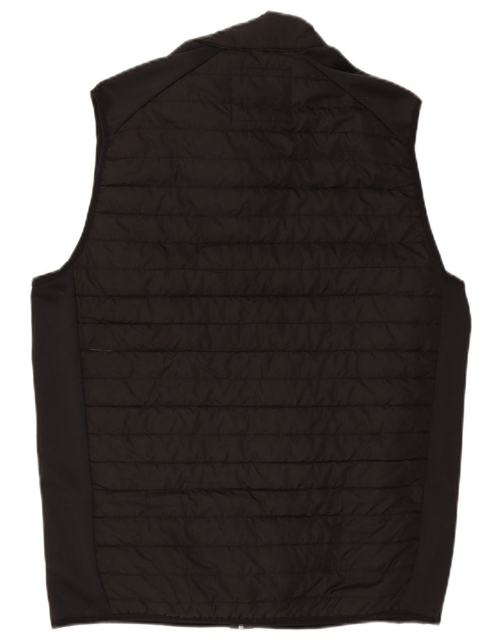 Gilet imbottito da uomo Jack & Jones UK 40 Large Nero in poliestere color block