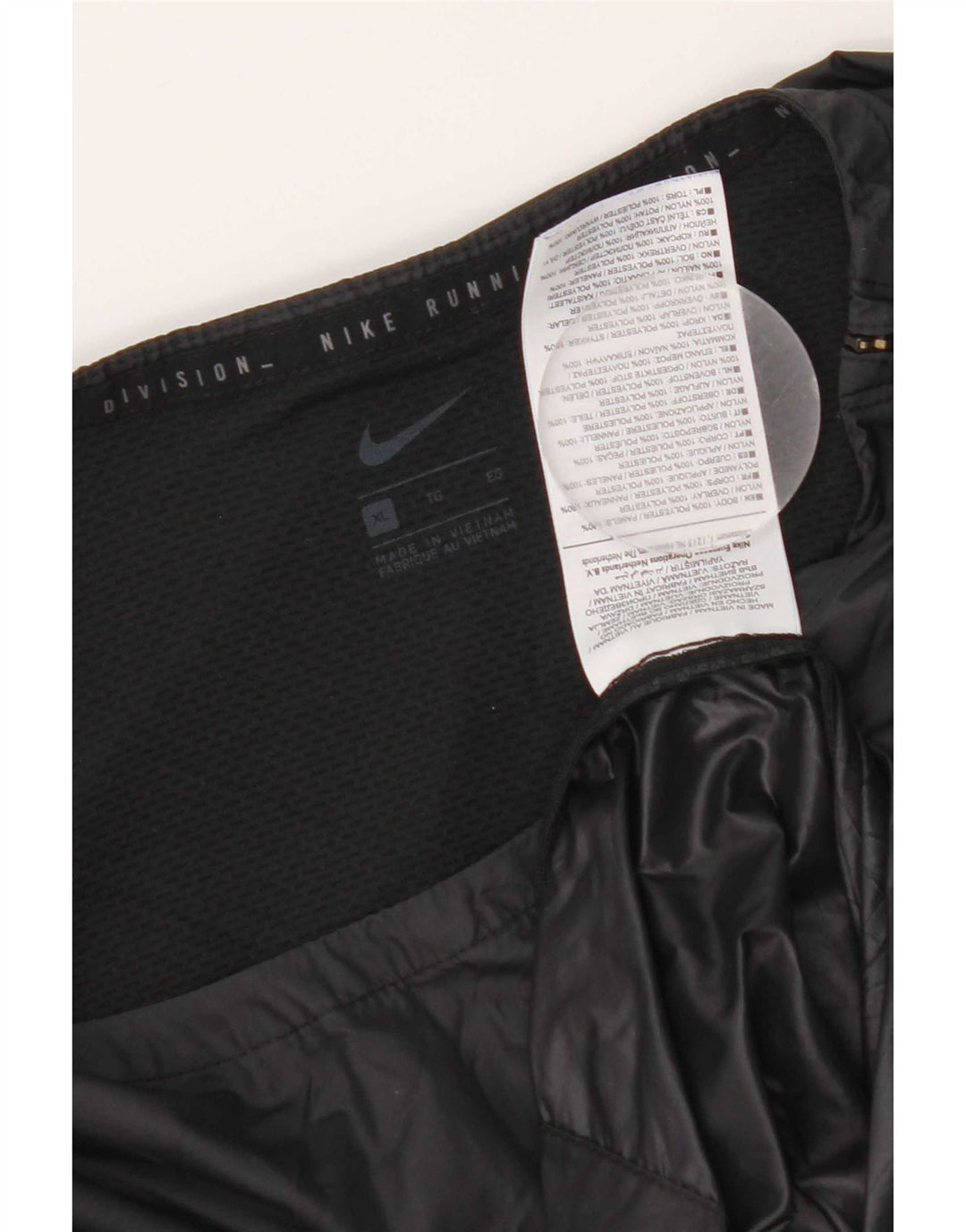 Top della tuta da running pullover da donna Nike UK 18 XL poliestere nero