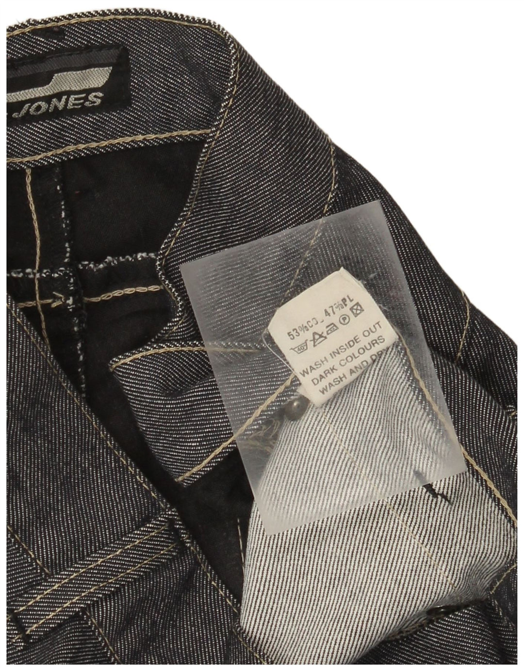 Jeans dritti da uomo Jack & Jones W34 L32 cotone blu