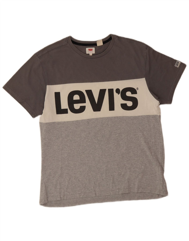 T-shirt grafica da uomo Levi's Top color block medio multicolore