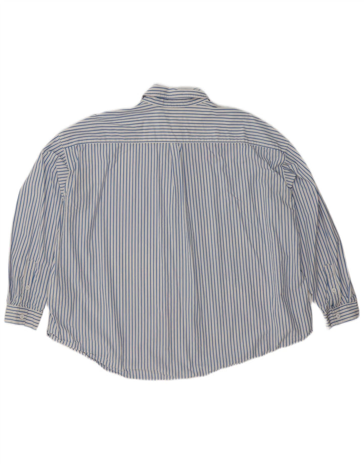 Camicia oversize da donna Levi's UK 14 Cotone a righe blu medio