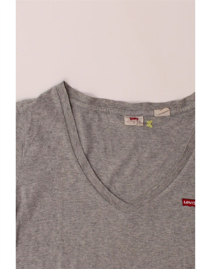 LEVI'S Mens T-Shirt Top Medium Grey Cotton Vintage Levi's and Second-Hand Levi's from Messina Hembry 