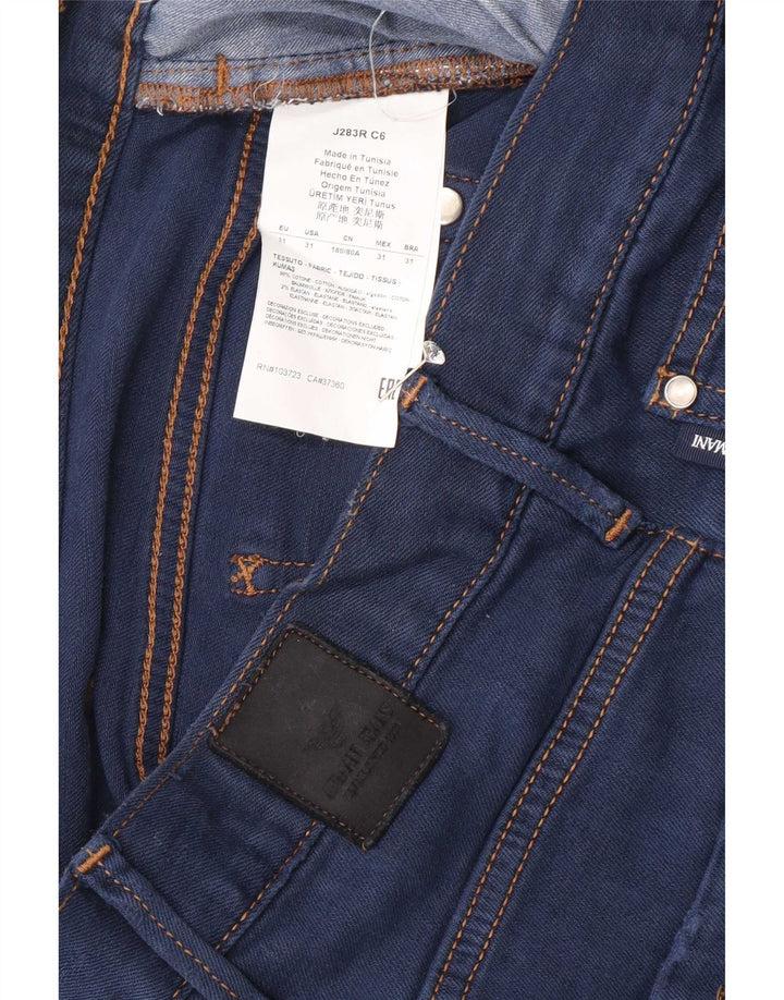 Jeans slim da uomo Armani W31 L30 cotone blu