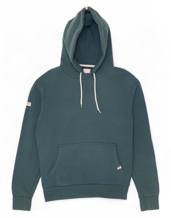 Maglione con cappuccio da uomo Superdry in cotone verde medio