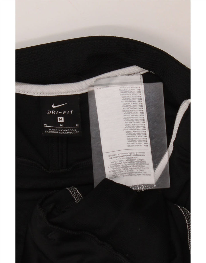 Giacca da tuta da uomo NIKE, poliestere color block medio nero