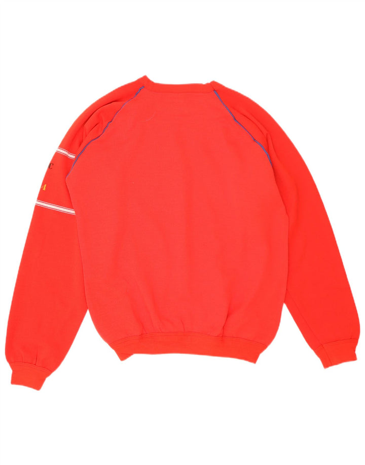 Felpa grafica da uomo Samar Maglione grande acrilico rosso