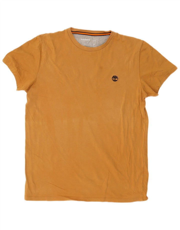 TIMBERLAND T-shirt slim fit da uomo grande gialla