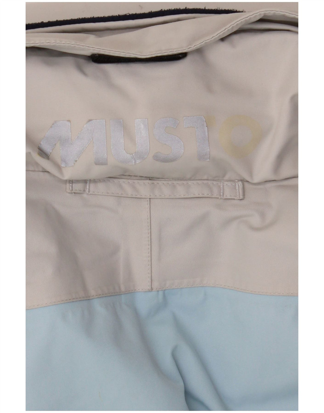 Giacca antipioggia oversize con cappuccio da donna Musto UK 10 Small Blue Colourblock