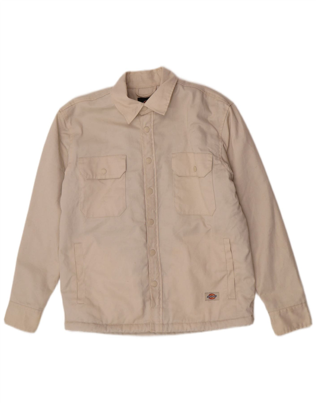 Dickies Giacca da uomo in denim sherpa UK 36 piccola in poliestere beige