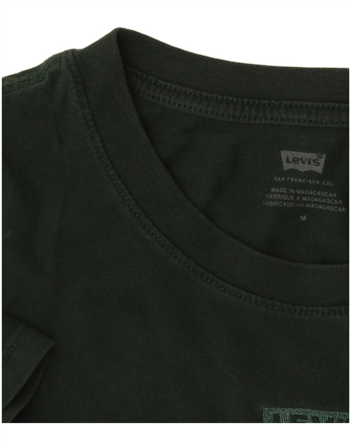 T-shirt corta da donna Levi's UK 14 verde medio