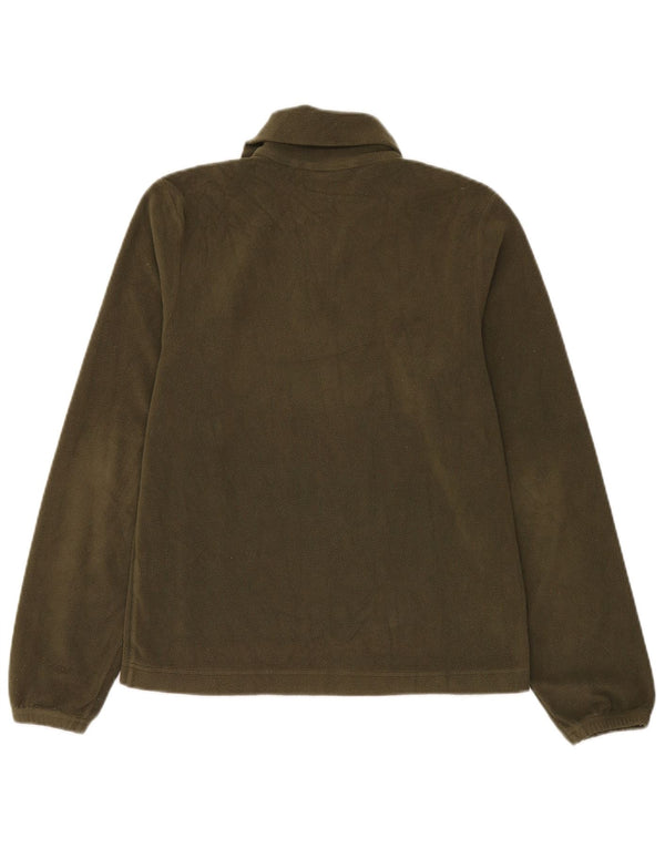 Maglione in pile da donna con collo con zip Lotto UK 10 Small Green Sports
