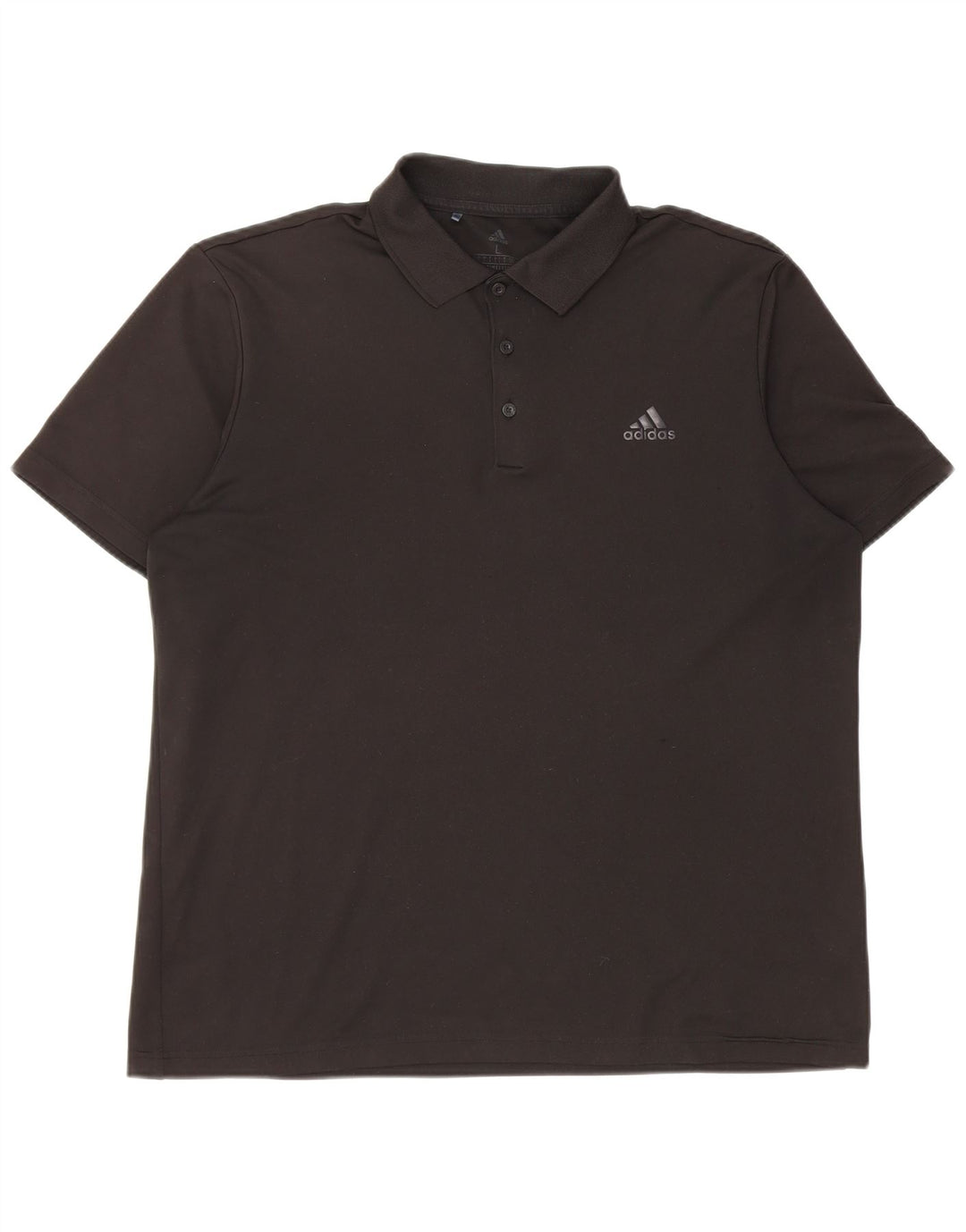Polo Adidas da uomo grande nera