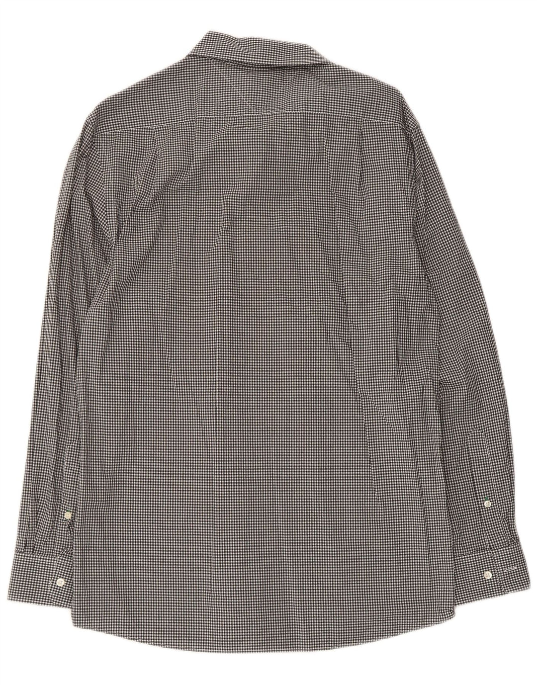 Camicia slim fit da uomo Tommy Hilfiger taglia 15 1/2 media a quadretti neri