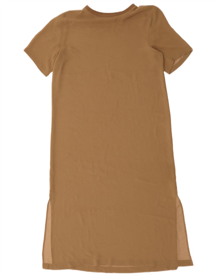 Vestito lungo Zara da donna UK 14 beige medio