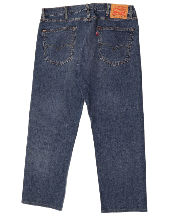 Levi's Uomo 505 Jeans dritti W38 L30 Cotone Blu