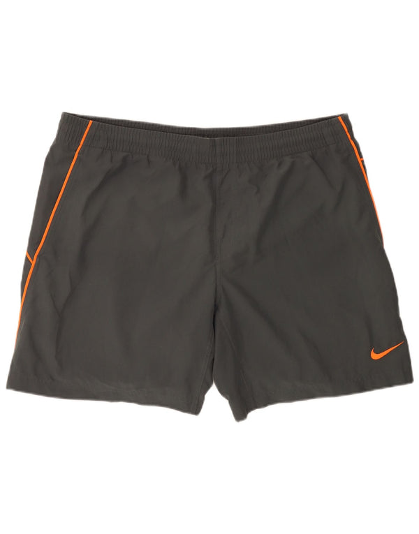 Pantaloncini sportivi Nike da uomo XL in poliestere grigio