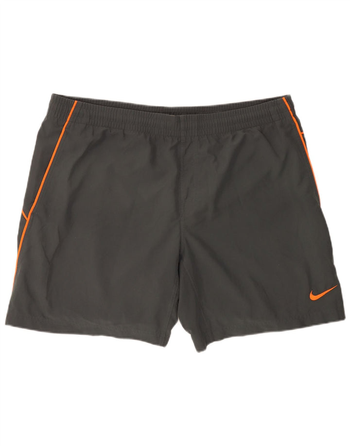 Pantaloncini sportivi Nike da uomo XL in poliestere grigio