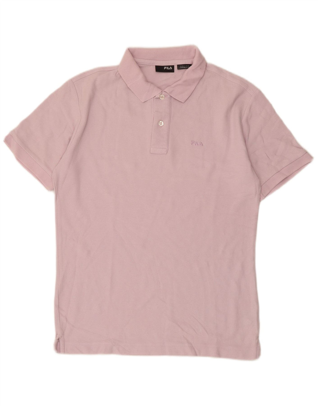 Polo da uomo Fila piccola in cotone viola