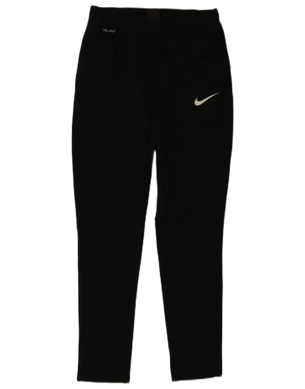 Pantaloni da tuta Nike Dri Fit da uomo, poliestere nero medio