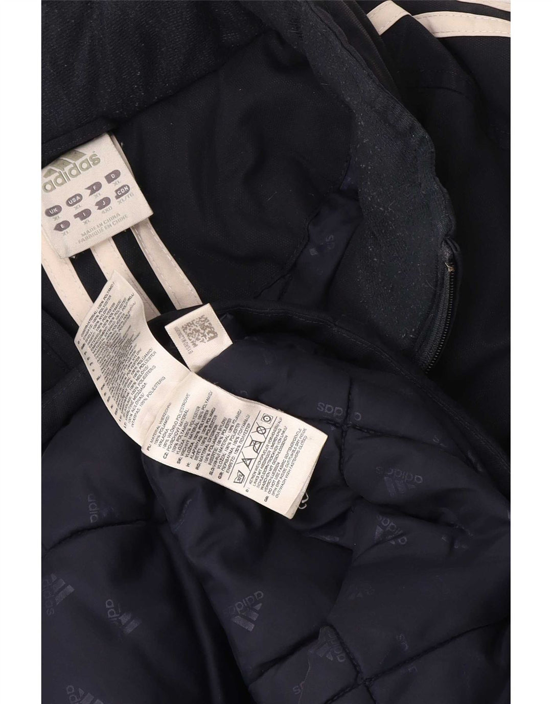Giacca imbottita da uomo Adidas UK 42 XL poliestere blu navy