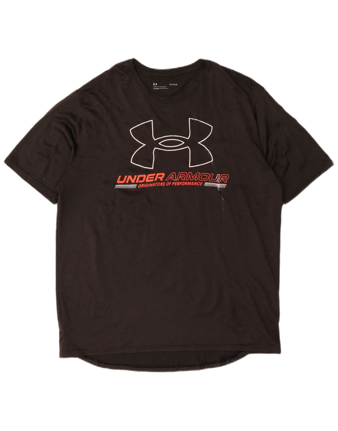T-shirt grafica da uomo Under Armour grande nera