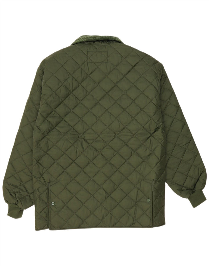 Giacca trapuntata da uomo Slam UK 38 Nylon verde medio