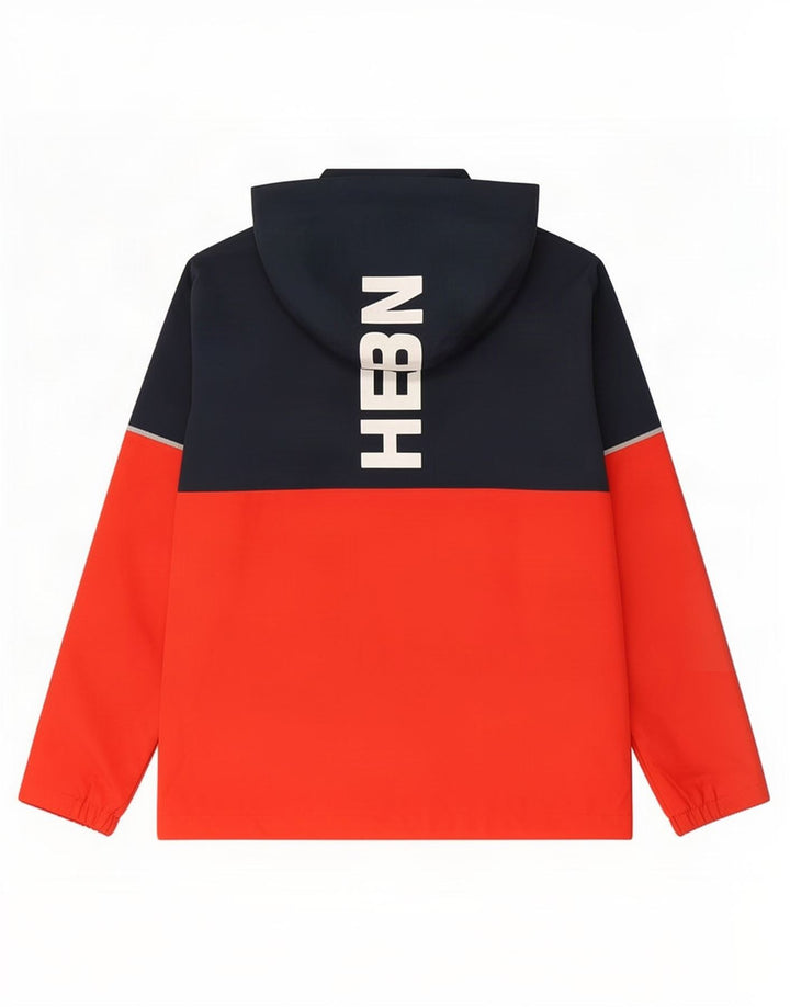 Giacca antipioggia grafica da ragazzo Helly Hansen 13-14 anni Blu navy Colourblock