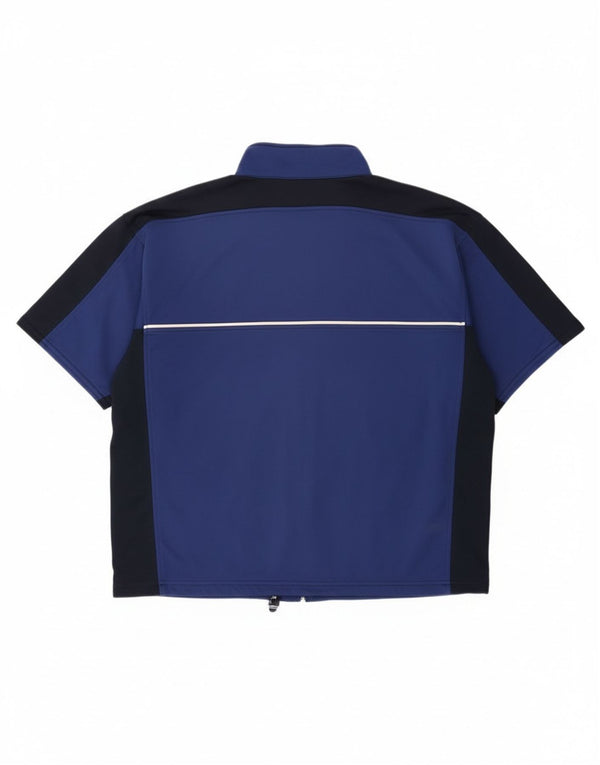 Giacca da tuta da uomo Reebok vestibilità ampia, colore blu medio