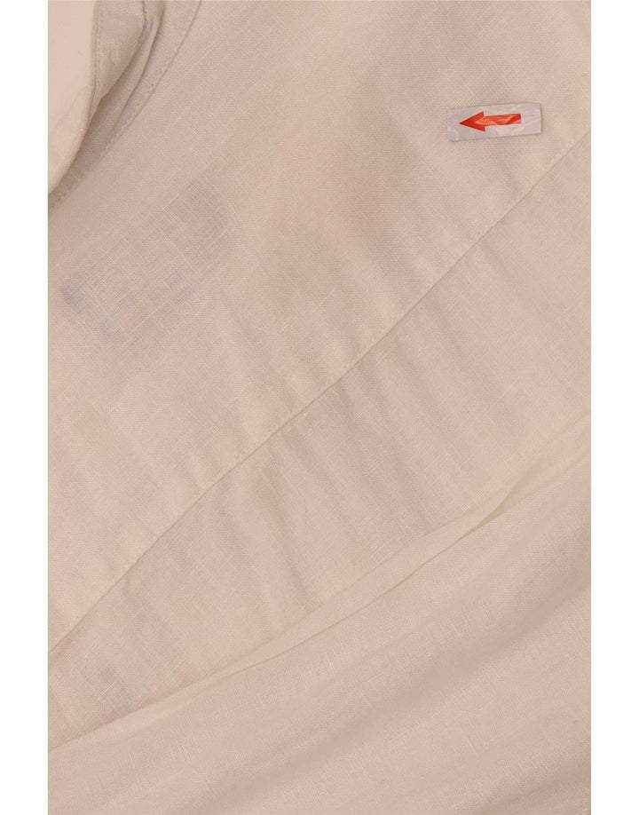 Polo Assn. degli Stati Uniti Camicia da uomo taglia 39 piccola in cotone bianco