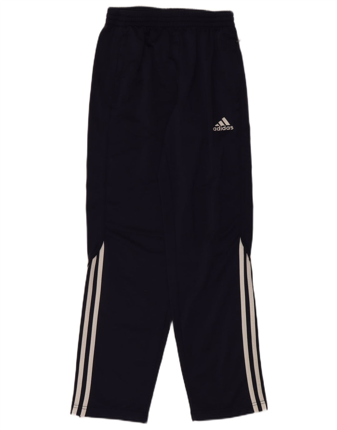 Pantaloni della tuta da ragazzo Adidas 13-14 anni in poliestere blu navy
