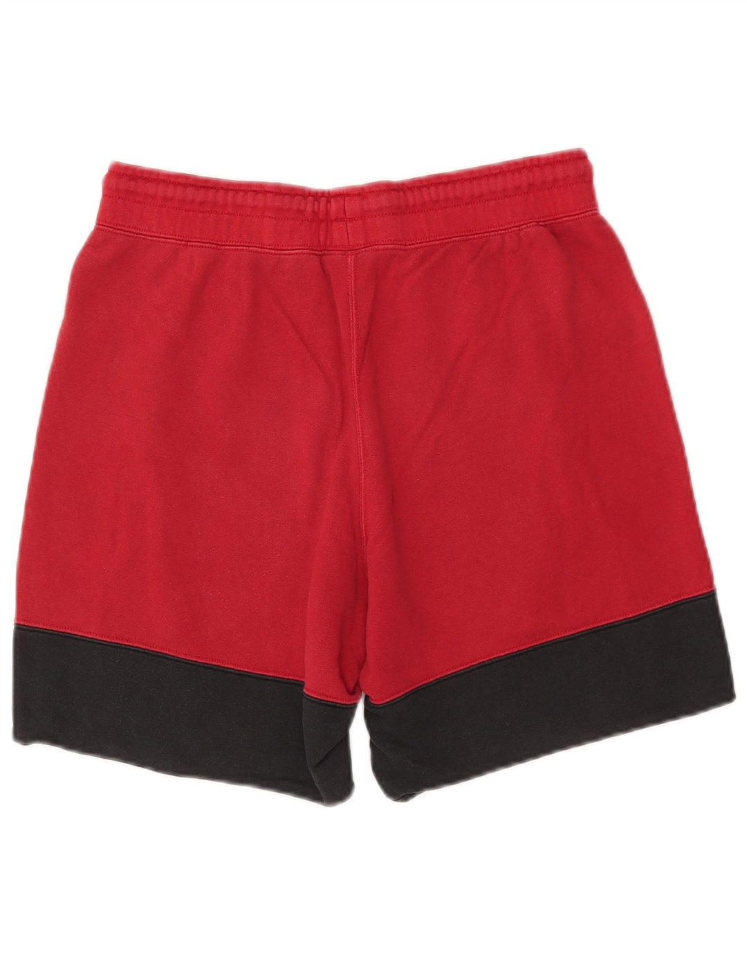Pantaloncini sportivi Jordan da uomo piccoli in cotone color block rosso