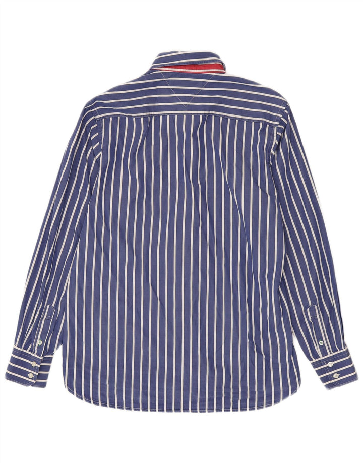 Camicia da uomo Tommy Hilfiger piccola a righe blu