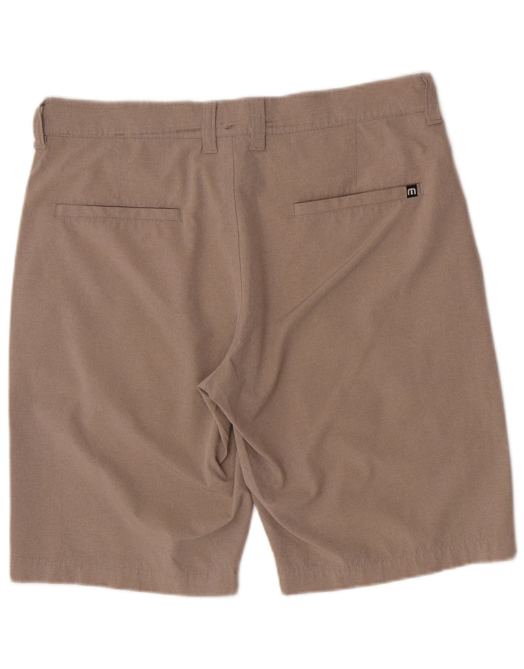 Pantaloncini chino vestibilità regolare da uomo Travis Mathew W32 poliestere beige medio