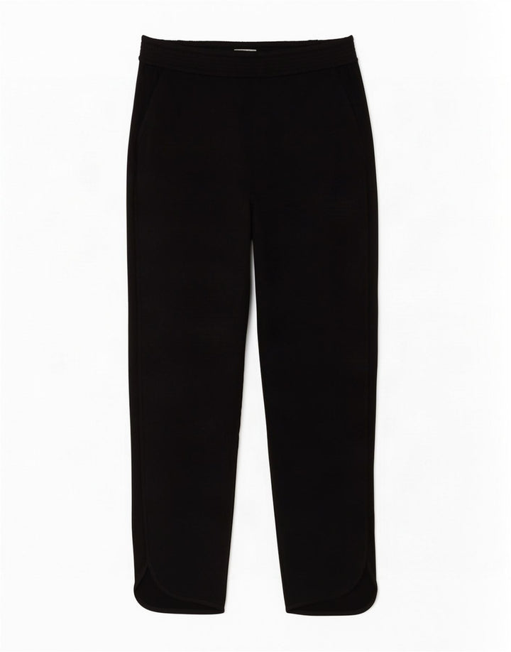 Pantaloni della tuta da donna Zara UK 10 piccoli in viscosa nera