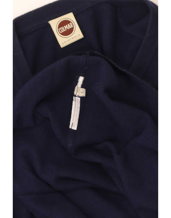Maglione da donna con scollo a V Colmar UK 16 grande blu navy