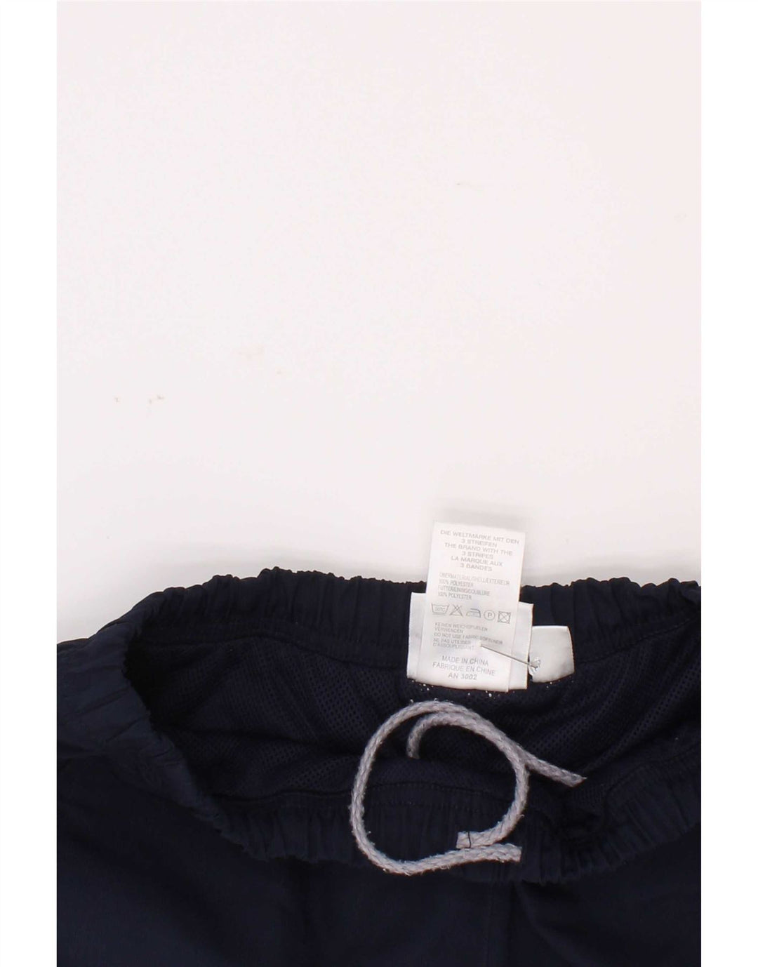 Pantaloncini sportivi Adidas da ragazzo 11-12 anni in poliestere blu navy