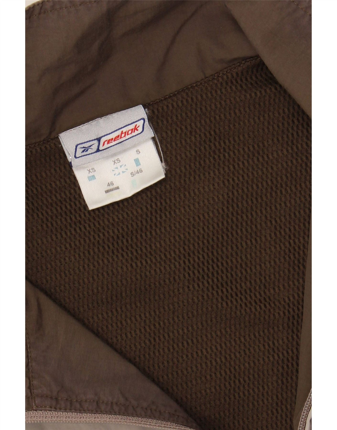 Giacca da ginnastica REEBOK da uomo, vestibilità ampia, XS, colore grigio