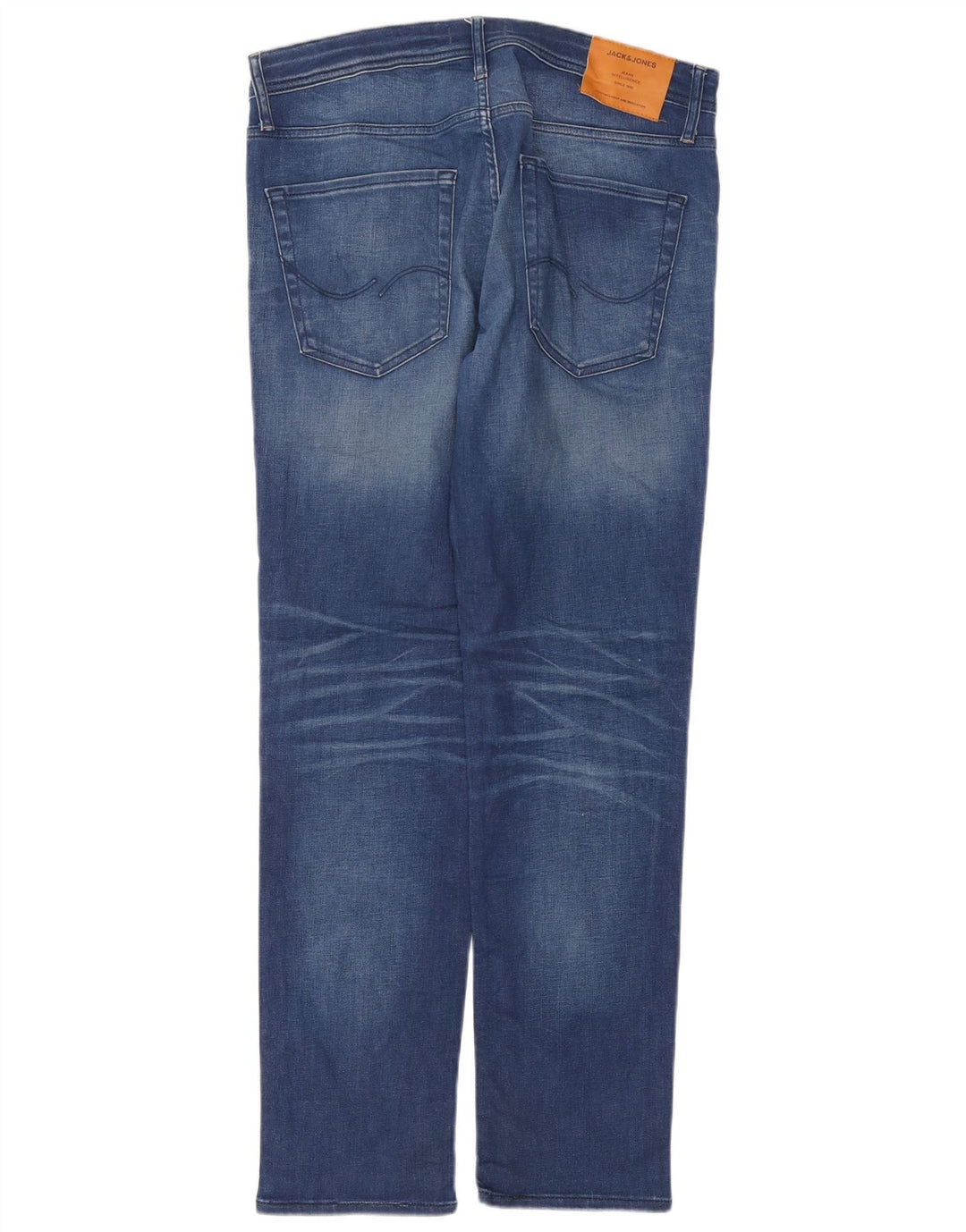 Jack & Jones Uomo Tim Slim Jeans dritti W34 L32 Blu