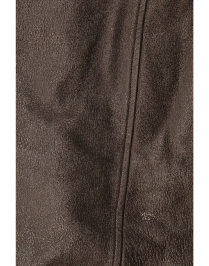 Giacca in pelle da uomo Martin Eden IT 50 Large in pelle marrone
